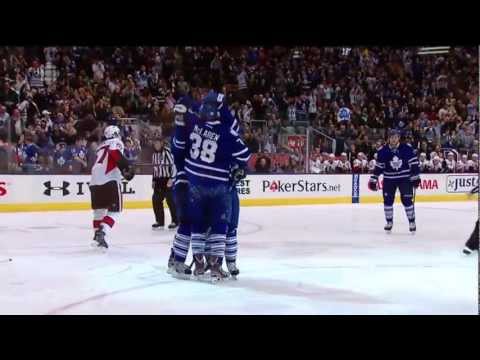 Frazer McLaren's Goal - Sens 0 vs Leafs 1 - Feb 16th 2013 (HD)
