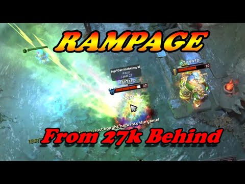 23Savage Morphling Rampage carrying this game from 27k behind