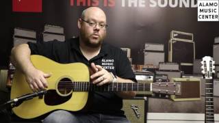 Video thumbnail for Martin D-18 vs Taylor 510e Comparison by Alamo Music Center