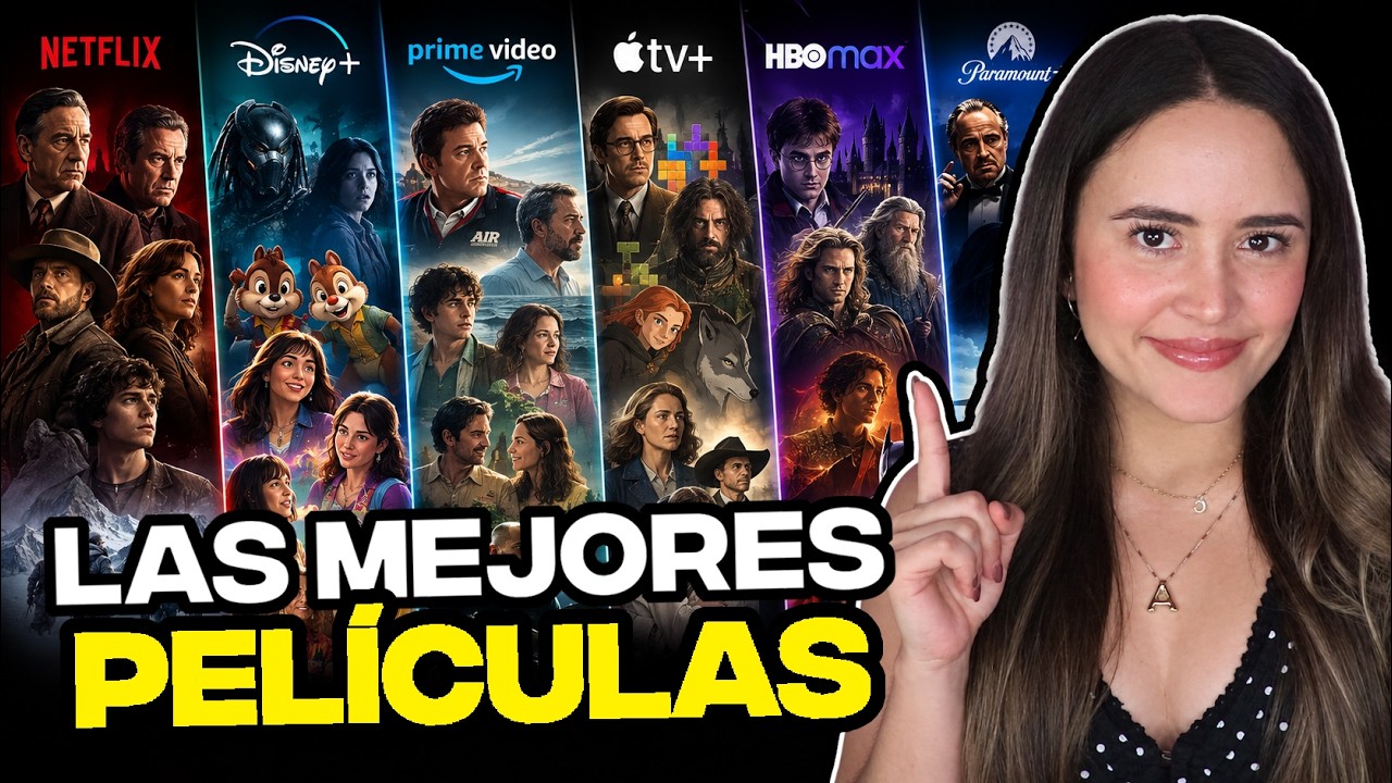 LAS 5 MEJORES PELÍCULAS de TODOS LOS STREAMINGS 🔥 Netflix, HBO Max, Disney+, Prime Video, etc...