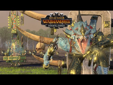 Kroq & Kroak - Lizardmen vs Daemons // Total War: WARHAMMER 3