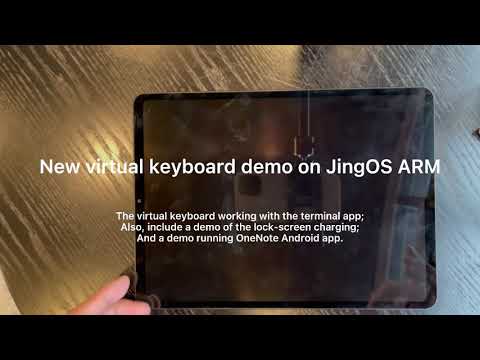 [DEMO] New virtual keyboard for JingOS working with the Terminal app
