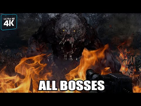 Metro: Last Light Redux - All Bosses (With Cutscenes) UHD 4K 60FPS PC
