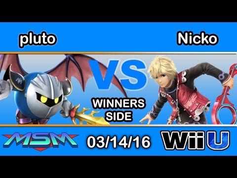 MSM 41 - FAD | pluto (Meta Knight) Vs. 2S | Nicko (Shulk) Winners Side - Smash Wii U