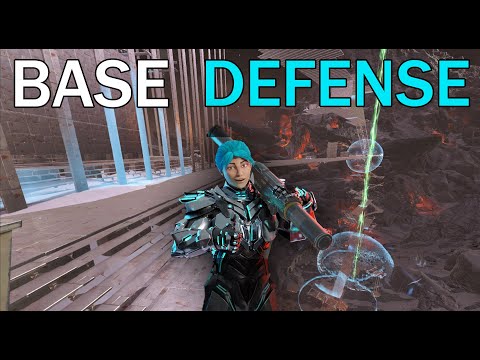 Defending Our OP Base Against Lunar Cave Ark PVP