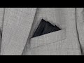How to Fold a Pocket Square | The Three Stairs Fold