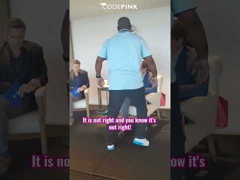 CODEPINK Disrupts AIPAC Senior Staff Retreat