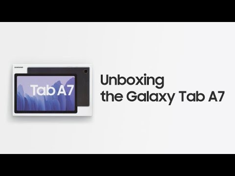 Galaxy Tab A7: Official Unboxing | Samsung