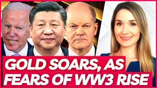 🔴 RED FLAG: Gold SOARS As WW3 Fears Drive De-Dollarization and Fed's Policy Signal Turmoil In 2024