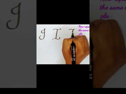 How To Write Letter I In Different Styles