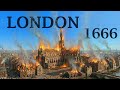 Der Große Brand Von London Im September 1666 Die Nacht In Der London Brannte
