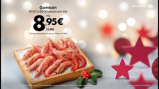 Carrefour La Navidad de siempre a precios extraordinarios. Gambón anuncio