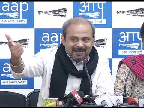 Senior AAP Leader Dilip Pandey & Atishi Exposed BJP Hooliganism at Signature Bridge
