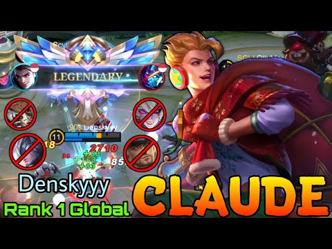 Legendary Claude Meltdown The Enemies! - Top 1 Global Claude by Denskyyy - Mobile Legends