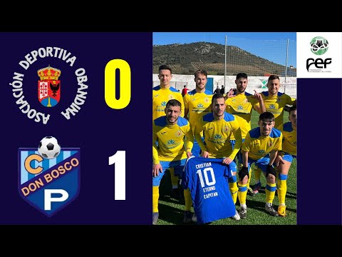RESUMEN AD Obandina - CP Don Bosco (0-1)