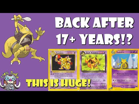 Kadabra Might be Coming Back to the Pokémon TCG After 17 YEARS!! (Huge Pokémon TCG News)