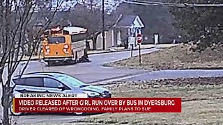 Video released after girl run over by bus in Dyersburg, TN