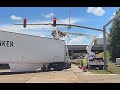 Dashcam Shows Semi Truck Colliding With Electrical Worker