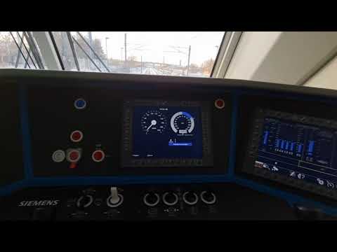 Acceleration from 0 to 130 on fast train with Siemens Smartron
