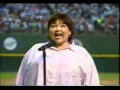 FULL: Roseanne Barr sings National Anthem 1990 - SunReOo FULL: Roseanne Barr sings National Anthem 1990
