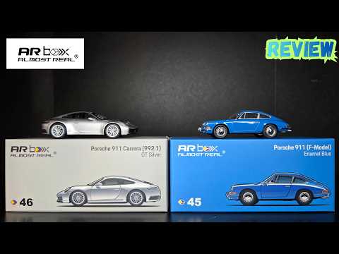 Feature Image thumbnail for the video blog AR Box (Almost Real) 1/64 - Porsche 911 Carrera 992.1 & Porsche 911 F Model - REVIEW by  booster_diecast