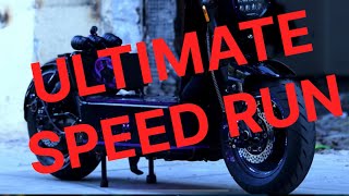 Ultimate Speed Run of the Fastest Hyperscooter. 