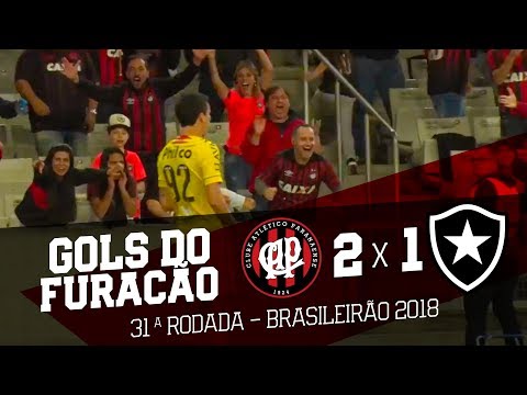Atlético Paranaense 2x1 Botafogo | GOLS DO FURACÃO