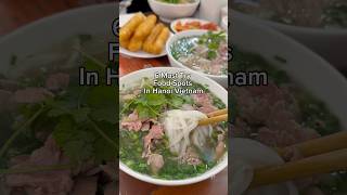 Top places to eat in Hanoi, Vietnam #travel #food
