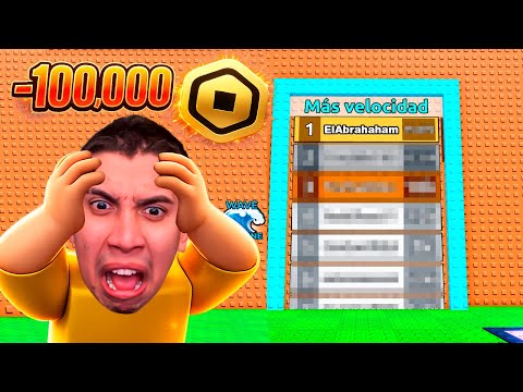 ASI ES COMO PERDI 100,000 ROBUX INTENTANDO SER TOP MUNDIAL!💔