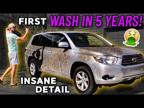 Thumbnail for Can It Be Cleaned? Deep Cleaning A TRASHED Toyota Highlander! Car Detailing Restoration by Toyota, SEAT, Car