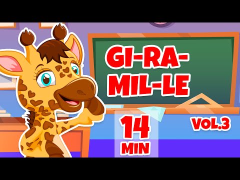 Gi-ra-mil-le Vol. 3 - Giramille 14 min | Desenho Animado Musical