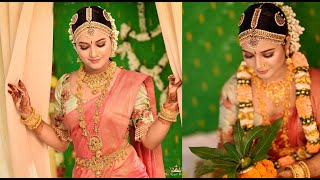 South Indian Bridal Makeover  Jitu Barman 