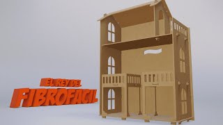 Video de Casita de Muñecas Super Resistente! Con estantes y escalera