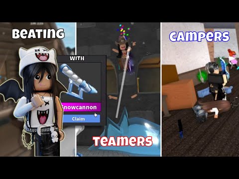 BEATING CAMPERS-TEAMERS W THE NEW SNOWCANNON (Murder Mystery 2)