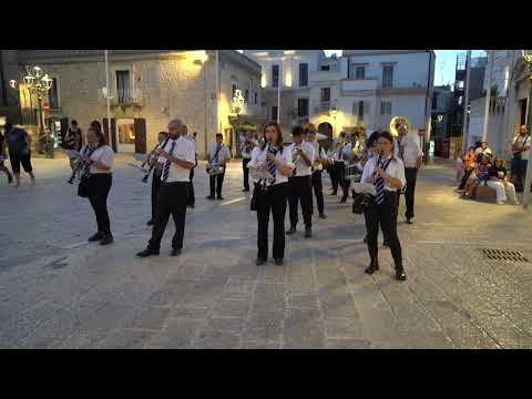 Banda di Cassano delle Murge - Marcia Vivacità - Apertura festa Patronale a Cassano Murge 23/7/25