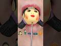 ASMR Satisfying Eating Squid Game Themed Foods Asmr Squidgame Satisfying