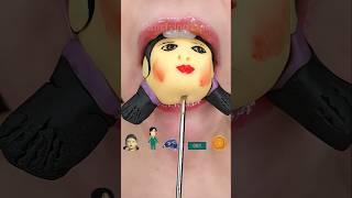 Download lagu ASMR Satisfying Eating Squid Game Themed Foods #asmr #squidgame #satisfying mp3