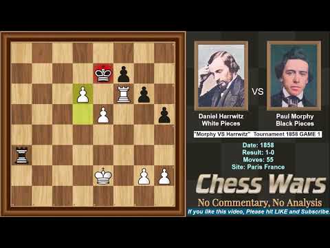 Paul Morphy VS Daniel Harrwitz - 1858 Game 1 of 8