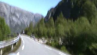 preview picture of video 'Norwegen Motorradtour 2009 Abfahrt nach Lysebotn (Lysefjord)'