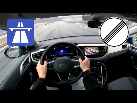 2025 Volkswagen Taigo 1.0 TSI DSG 116PS TOP SPEED 215 km/h🚀POV DRIVE GERMAN AUTOBAHN