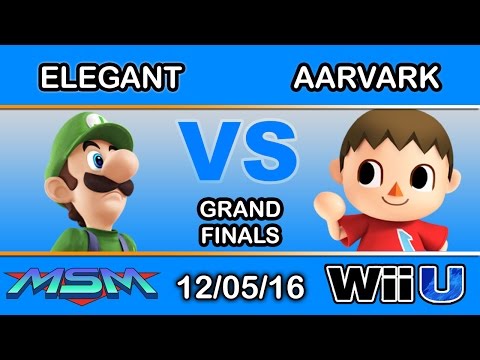 MSM 77 - eM | Elegant (Luigi) Vs. Aarvark (Villager) Grand Finals - Smash Wii U