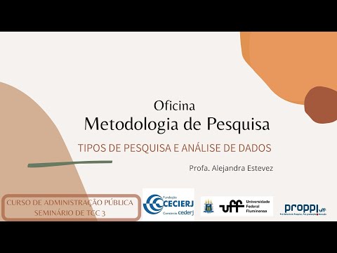 Oficina de metodologia de pesquisa - Administração Pública da UFF