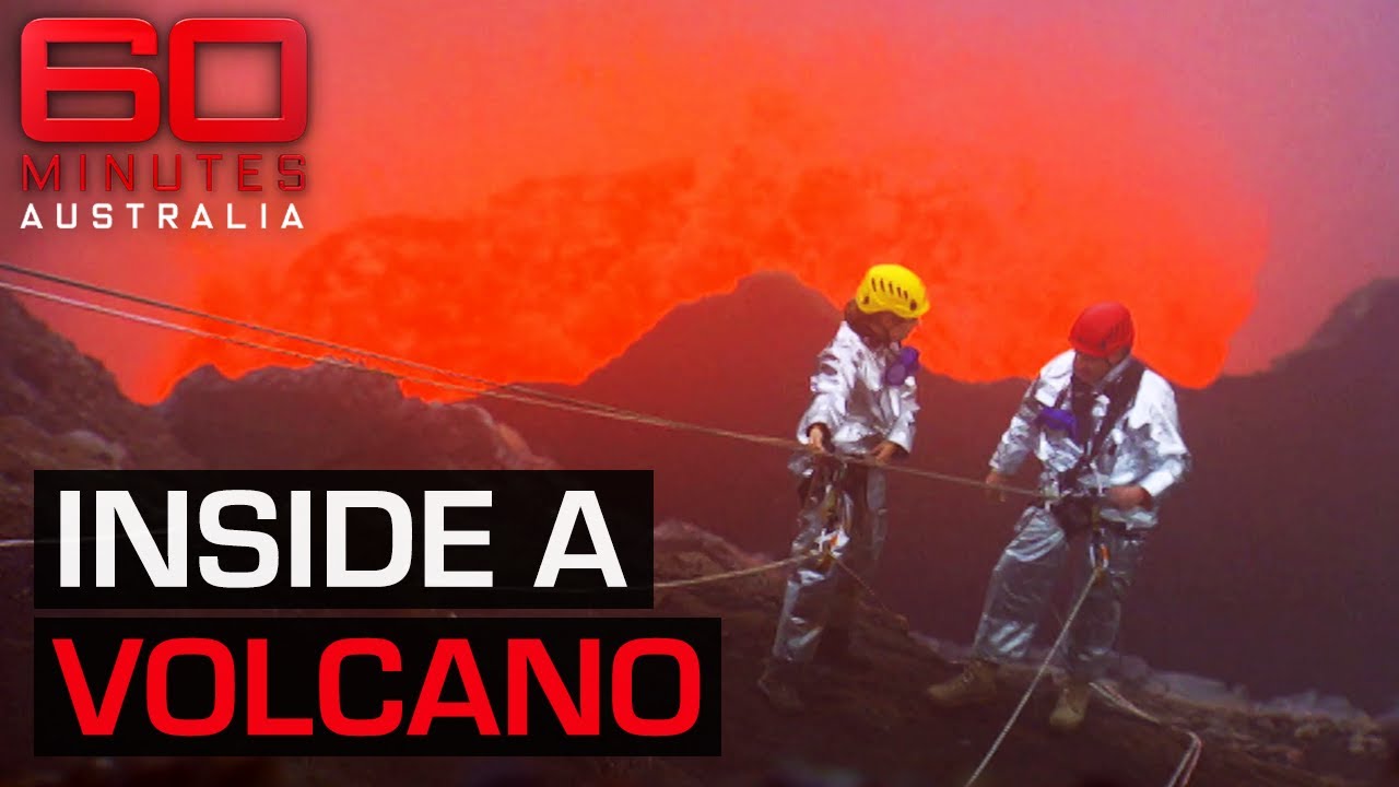 Climbing into one of the most dangerous volcanoes on Earth | 60 Minutes Australia