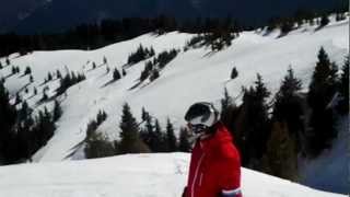 preview picture of video 'Freeride Sinaia cota 2000-1400 Carp,Drumu de vara 03.2013 snowboarding'