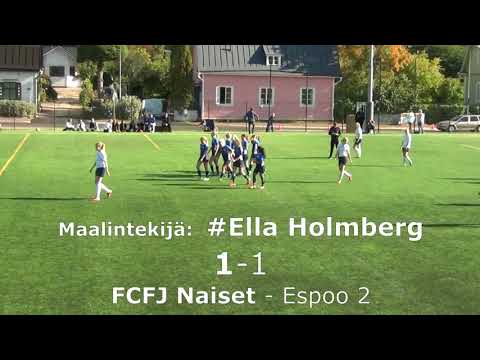 Maalikooste sarjapelistä 24 9 2017 FCFJ Naiset - FC Espoo 2