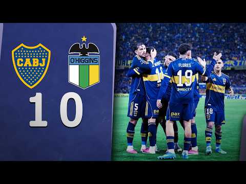 BOCA LE GANÓ A O' HIGGINS 1 A 0 GOL DE MERENTIEL Y DEFINIRÁ LA LLAVE EN CHILE POR COPA SUDAMERICANA