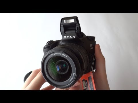 Sony SLT-A58 - QUICK LOOK & TEST with Sony SAL-1855-2