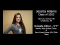 Jessica Adams Volleyball Highlights_052820F