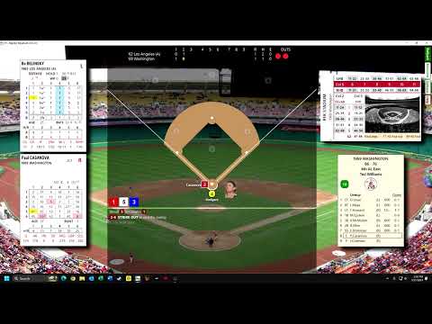 PC Replay Baseball 62 Angels vs. 69 Senators