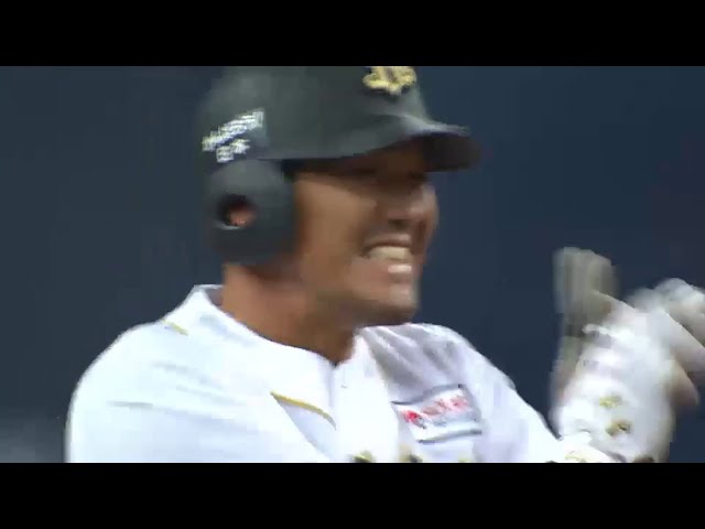 【9回裏】バファローズ・T-岡田 気迫のタイムリーで1点差に詰め寄る!! 2014/7/31 Bs-L